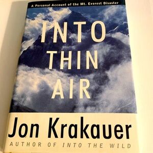 INTO THIN AIR Mount Everest Disaster JON KRAKAUER
